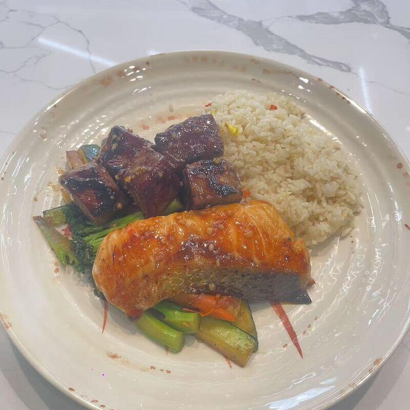 Steak N Salmon Hibachi